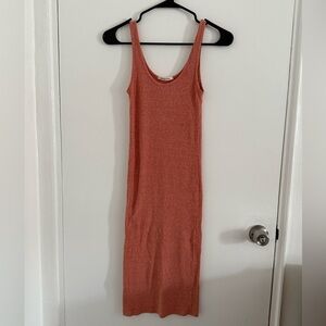 Better Be Sleeveless Orange Maxi Dress